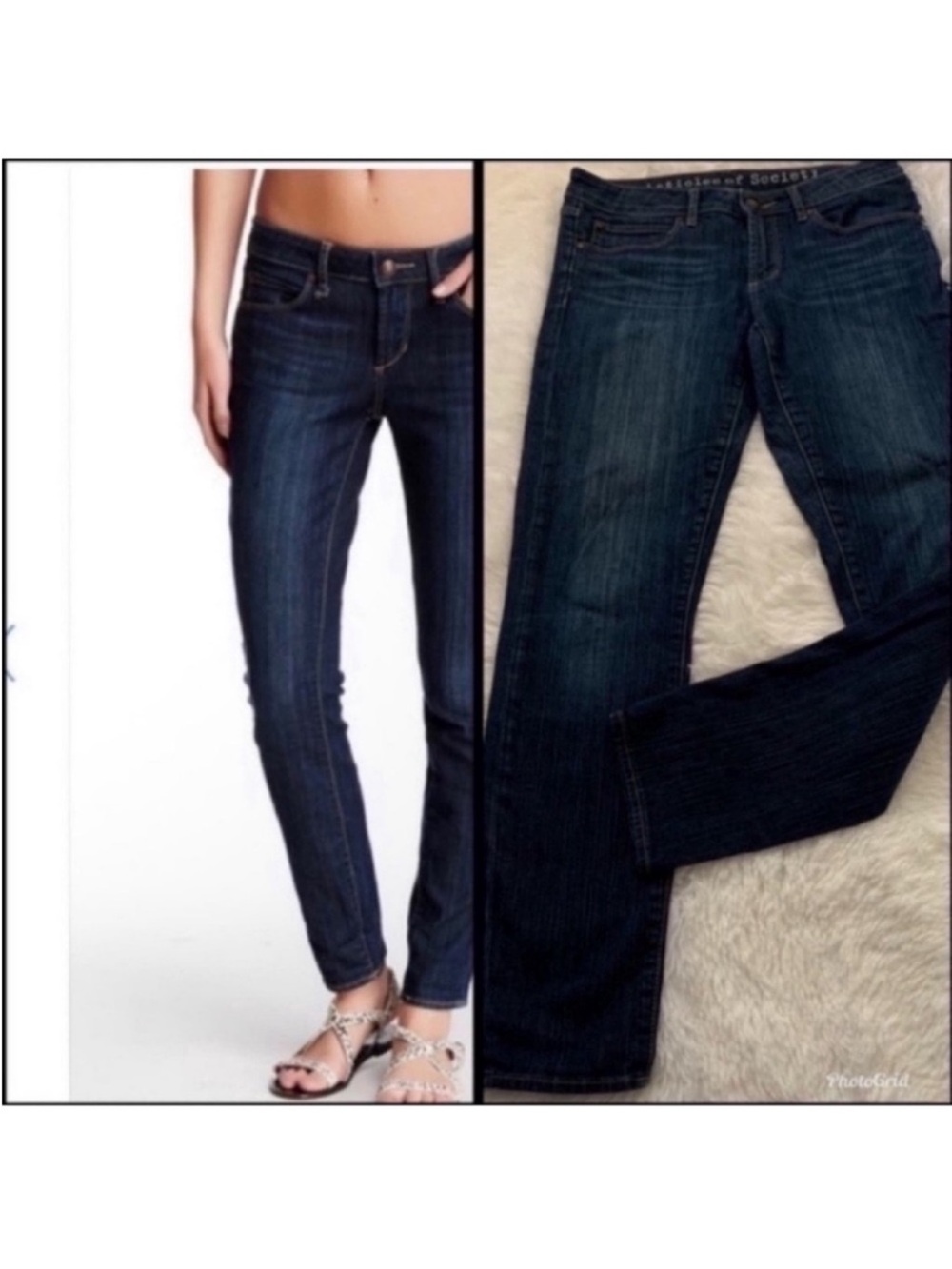 Articles Of Society Dark Indigo Skinny Jeans